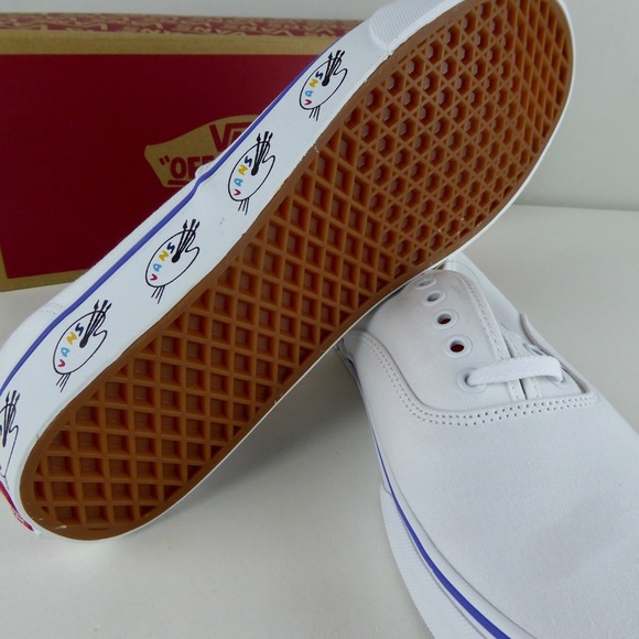 Vans Authentic Painting Artist Paint Palette Sidewall Sneakers Shoes NIB - Picture 7 of 10